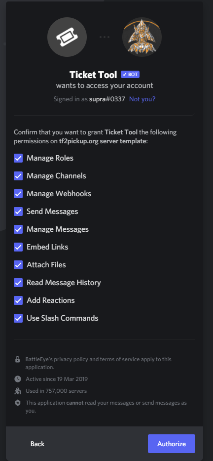 ticket-tool-invite